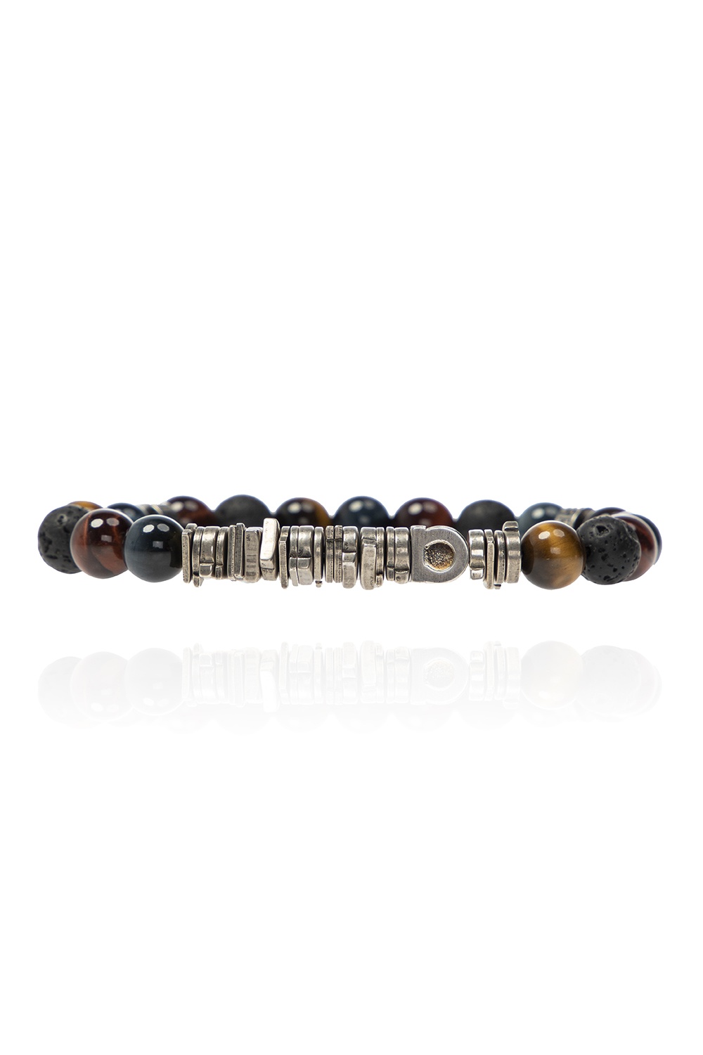 FERRAGAMO LOGO BEADS BRACELET Salvatore Ferragamo Blue BR